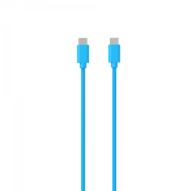 Cable USB-C a Type-C 3A - 1,5 metros - Colección POP - Azul