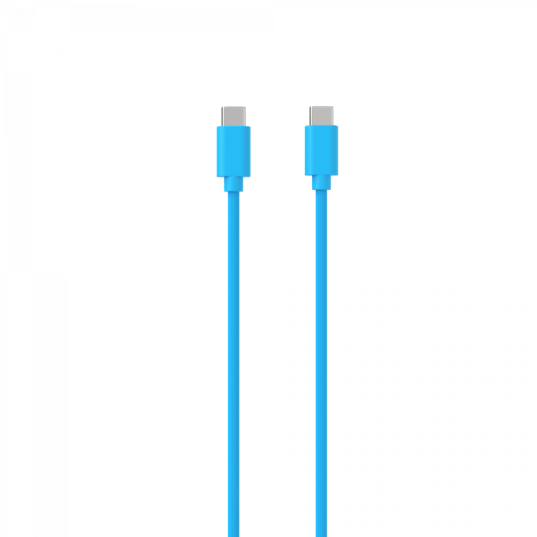 Câble USB-C vers Type-C 3A - 1,5 mètres - Collection POP - Bleu
