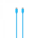Cable USB-C a Type-C 3A - 1,5 metros - Colección POP - Azul