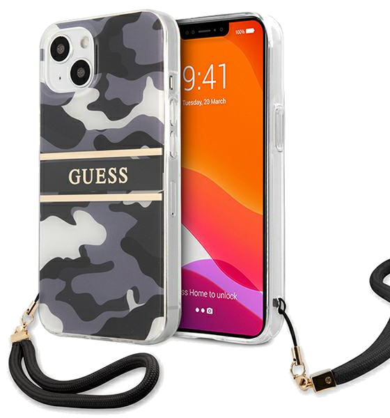 Étui Guess pour iPhone 13 6.1 noir