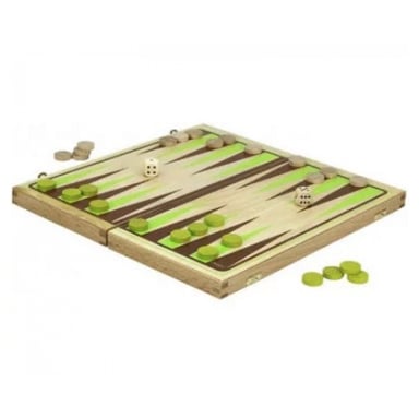 Juego de Backgammon de madera plegable - Ideal para los amantes de la estrategia