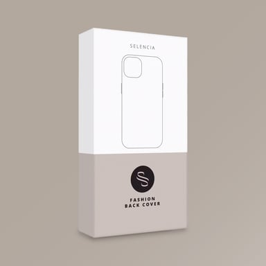 Selencia Coque Riva avec porte-cartes pour Apple iPhone 15 - Noir