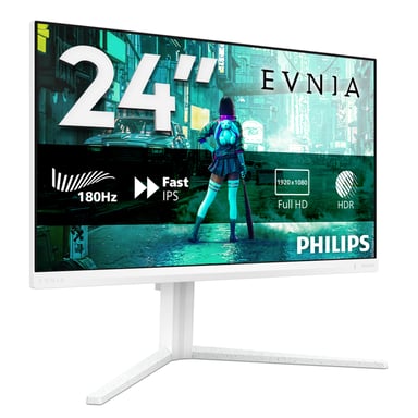 Philips Evnia 24M2N3201A/00 écran plat de PC 60,5 cm (23.8'') 1920 x 1080 pixels Full HD LCD Blanc