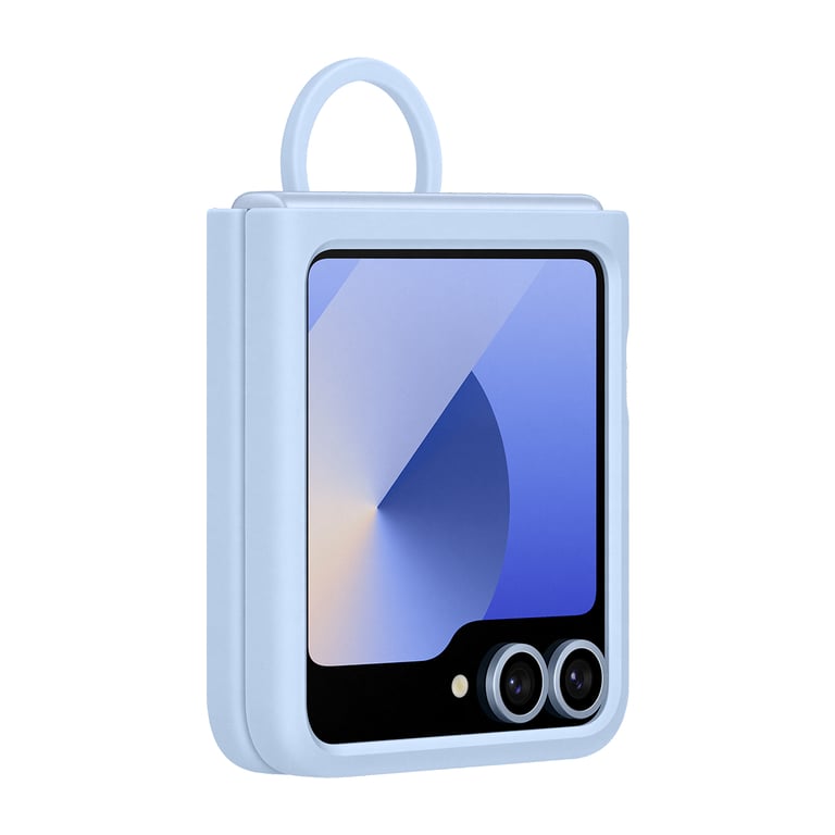 Coque Z Flip6 silicone avec anneau - vue 9