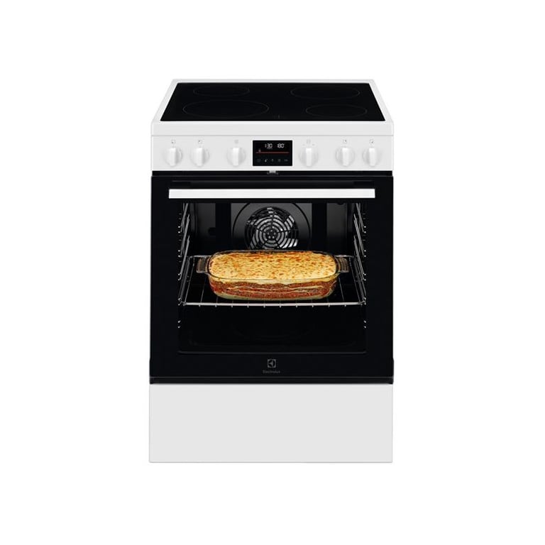 ELECTROLUX Cuisinière vitrocéramique 60 cm 4 foyers nettoyage pyrolyse LKR64890AW - vue 7