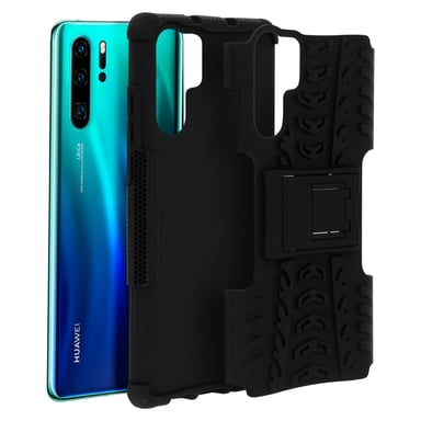 Coque pour Huawei P30 Pro Protection Hybride Antichoc Rigide Support Vidéo Noir