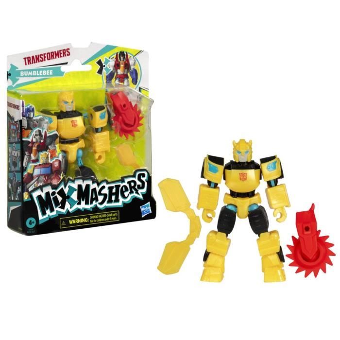 MixMashers Bumblebee, figurine personnalisable a mélanger et combiner avec accessoires, Transformers, Des 4 ans - Neuf