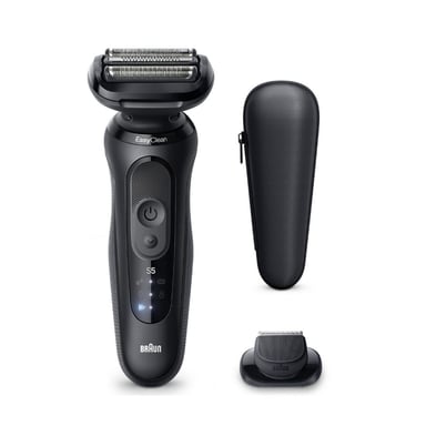 Rasoir électrique BRAUN Series 5 - Noir - Autonomie 50 minutes - Charge rapide 5 minutes
