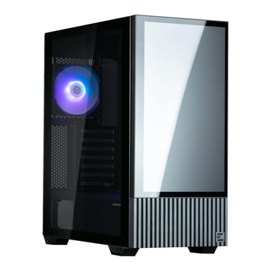 ZALMAN E-ATX Z10 DS RGB caja de media torre con paneles de cristal (Negro)