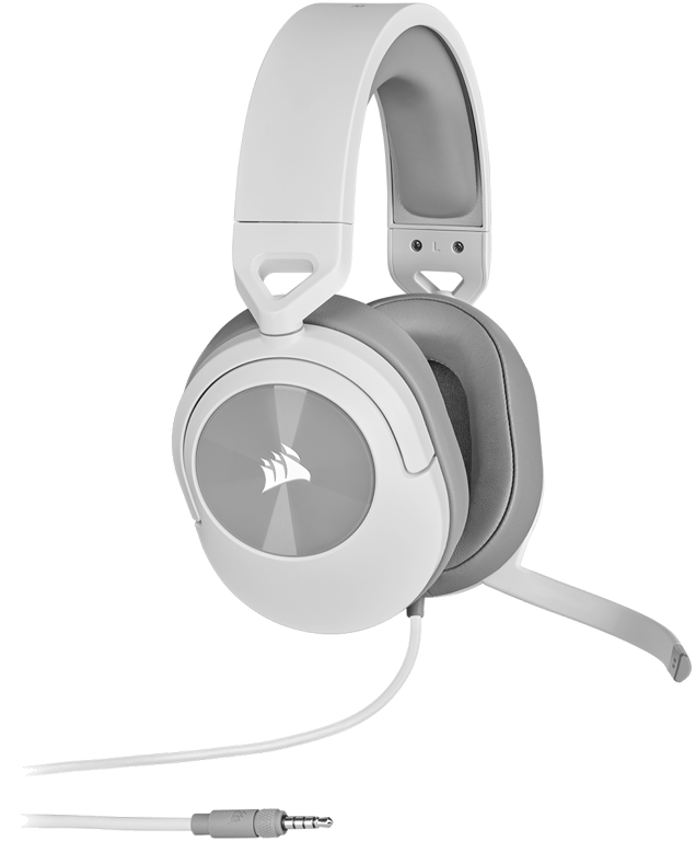 Casque gaming filaire Corsair HS55 STEREO - Blanc