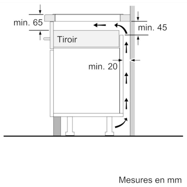 Plaque À Induction Bosch PUC611AA5E – 3 Foyers, 4600W - vue 5