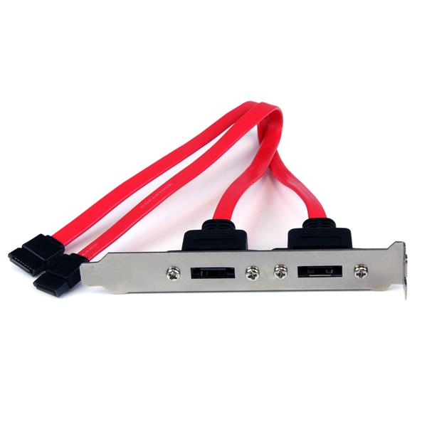 STARTECH.COM Connectique PC > StarTech Startech Connectique PC StarTech 2 Port SATA to eSATA Slot Plate Bracket