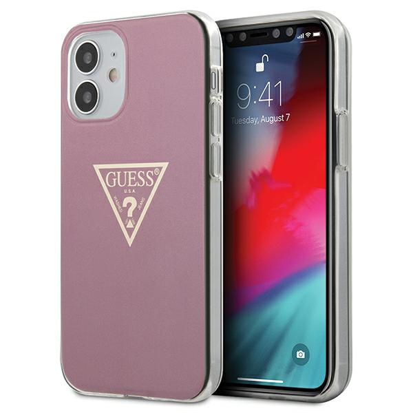Guess Metallic Triange - Coque iPhone 12 Mini