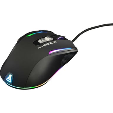 G-LAB KULT-NITRO-ATOM Mouse RGB da gioco - 4800 DPI - Programmabile - Nero