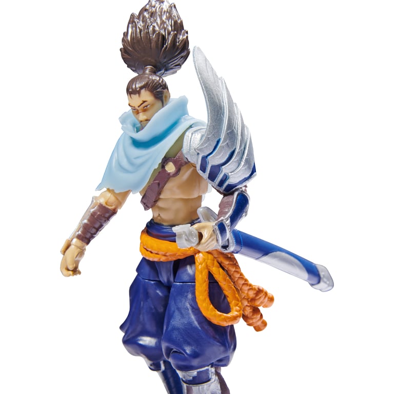 League of Legends - FIGURINE 10 CM YASUO - Figurine Articulée Yasuo 10 cm A Collectionner - Avec Détails Qualité Et 1 Accessoire - Collection Champion - 6062259 - Jouet Enfant 12 ans et + - Neuf