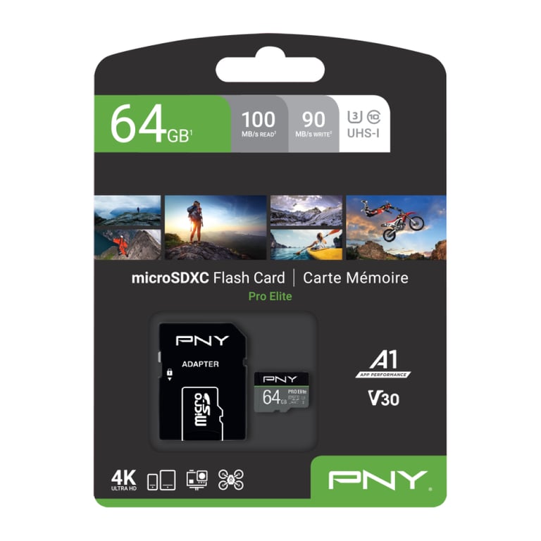 Carte Mémoire Micro Sdxc Elite Pny Unitaire - vue 8
