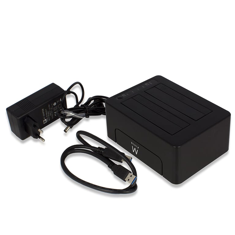 Ewent EW7014 Station d'accueil de disques de stockage USB 3.2 Gen 1 3.1 Gen 1 Type A Neuf - vue 3