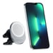 Chargeur Voiture pour Smartphone Magnétique sans Fil Argent