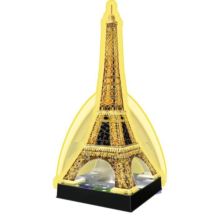 Puzzle 3d Night Edition Tour Eiffel Ravensburger Le Puzzle - vue 3