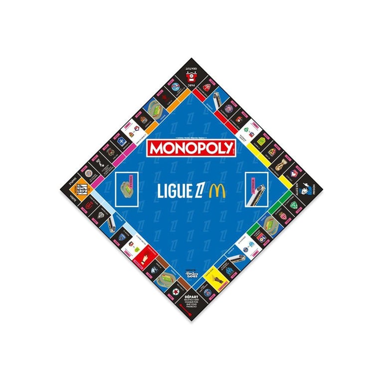 Jeu de société Monopoly Ligue 1 2025 Winning Moves édition McDonald's 2 à 6 joueurs dès 8 ans - Neuf
