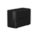 Synology DiskStation DS218 serveur de stockage NAS Bureau Realtek RTD1296 2 Go DDR4 0 To DiskStation Manager Noir