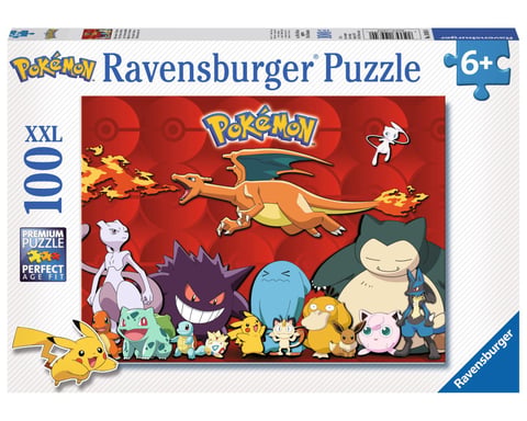 Ravensburger Puzzle 100 pièces XXL : Mes Pokémon préférés - France pour garçon - vue 6