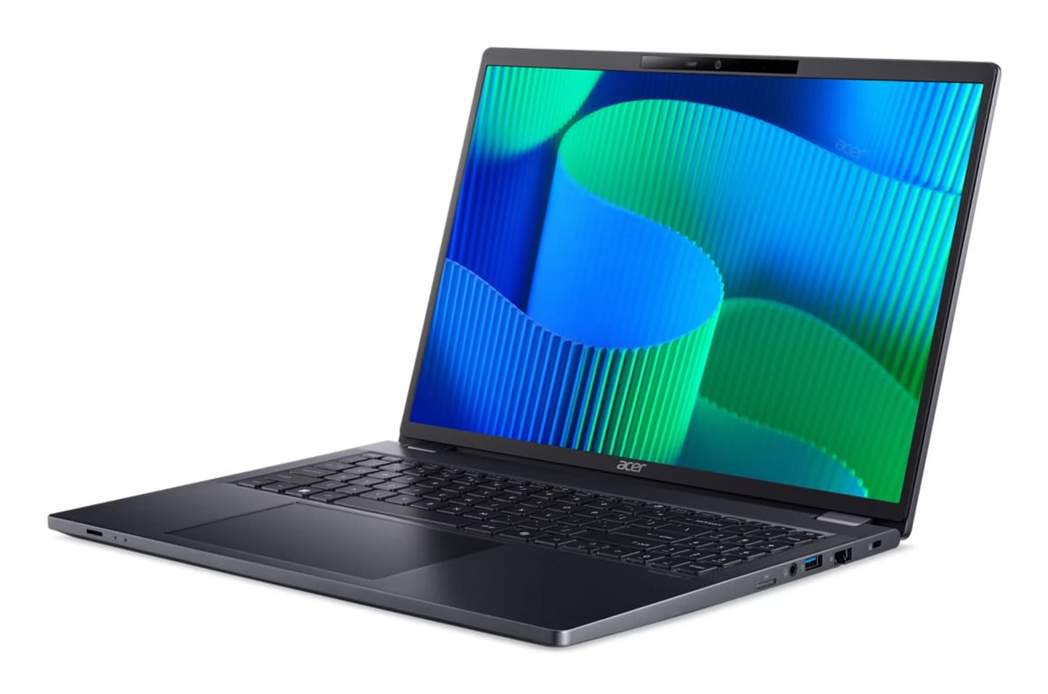 Acer TravelMate P4 TMP416-53-TCO Intel Core Ultra 7 155U Ordinateur portable 40,6 cm (16 ) WUXGA 16 Go DDR5-SDRAM 1 To SSD Wi-Fi 6E (802.11ax) Windows 11 Pro Bleu - Neuf