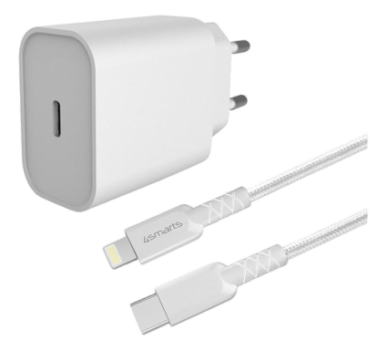 Chargeur mural 4smarts 20W Blanc