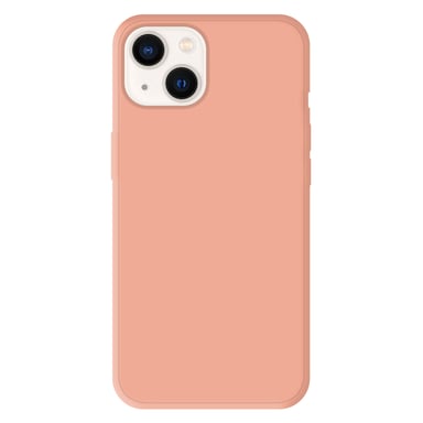 Coque silicone unie Mat Rose compatible Apple iPhone 13