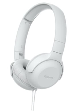 Philips TPV UH 201 WT Cuffia cablata ad archetto per chiamate/musica Bianco