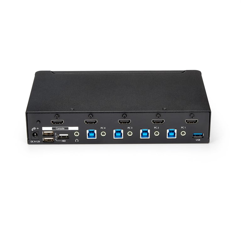 StarTech.com Switch KVM USB HDMI à 4 ports avec hub USB 3.0 intégré - 1080p - Neuf
