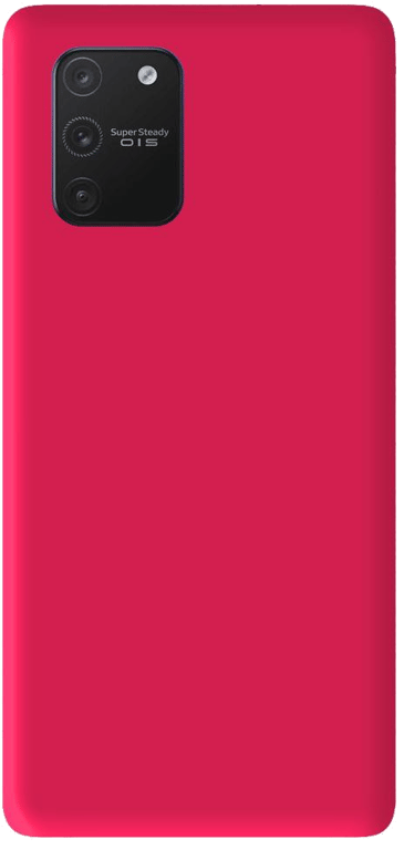 Coque silicone unie compatible Mat Rose Samsung Galaxy S10 lite