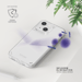 Coque antibactérienne antichoc hybride invisible pour Apple iPhone 14 Plus, Transparente