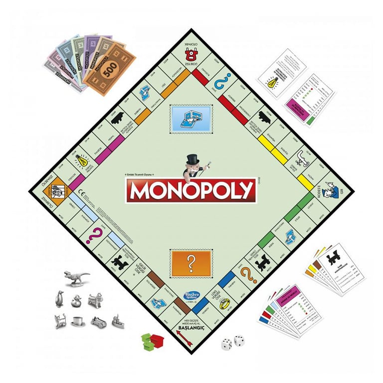 Monopoly Classique - Jeu de Société Indémodable de Hasbro - Neuf