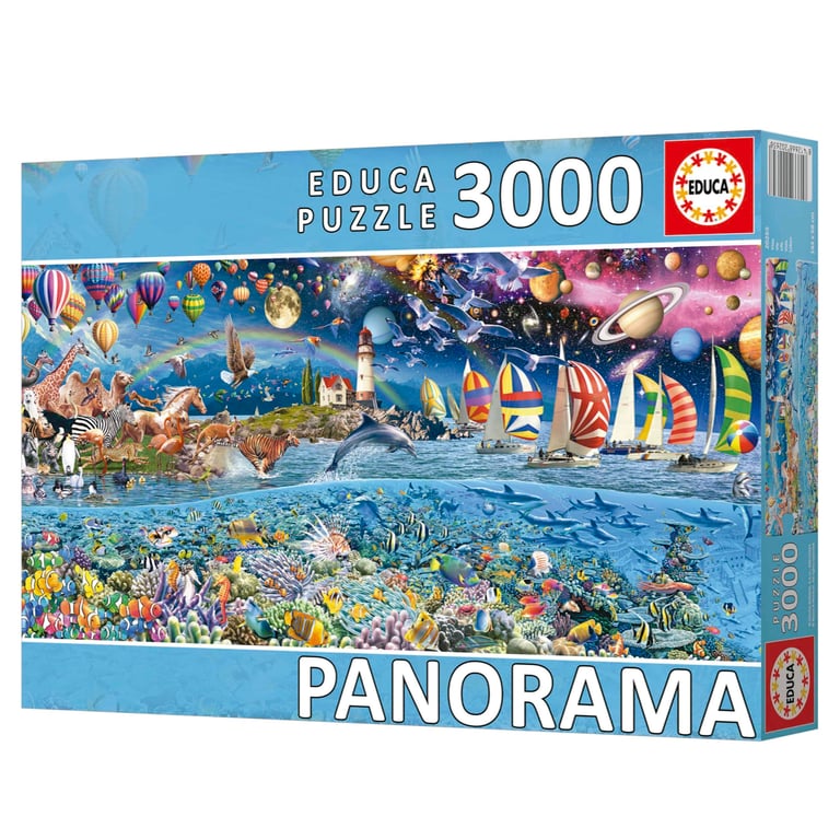 Puzzle EDUCA Vie Panorama 3000 pièces - vue 8