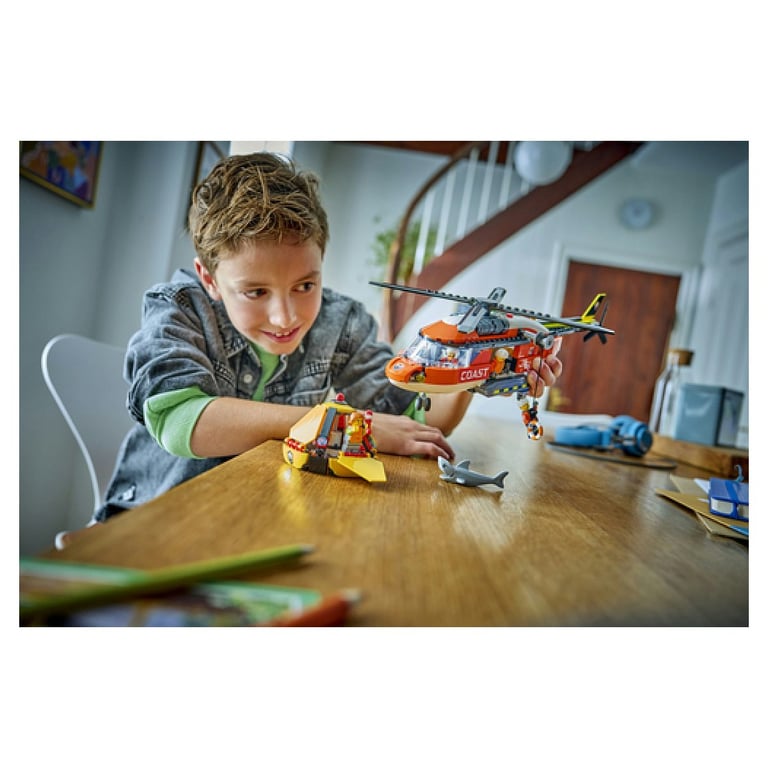 LEGO City Hélicoptère des Garde-Côtes 60503 - vue 4