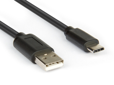Hamlet XCU2A-UC-MM10 cable USB USB 2.0 1 m USB A USB C Negro