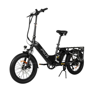Bicicleta eléctrica urbana PIXAR Plus7 de 20'', motor de 500 W, batería de 48 V y 20,4 Ah