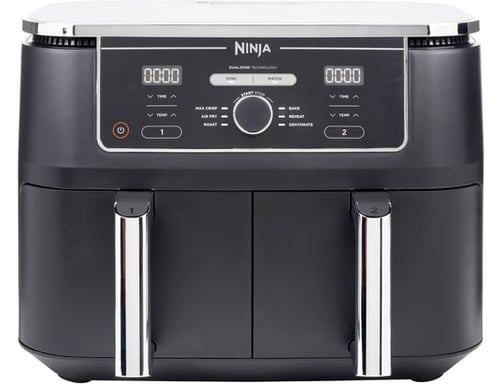 Ninja AF400EU friteuse Double 9,5 L Autonome 2470 W Friteuse d'air chaud Noir