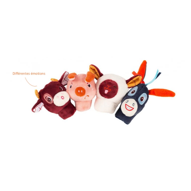 Jeu d'éveil Lilliputiens Ferme Marionnettes à doigts - vue 2