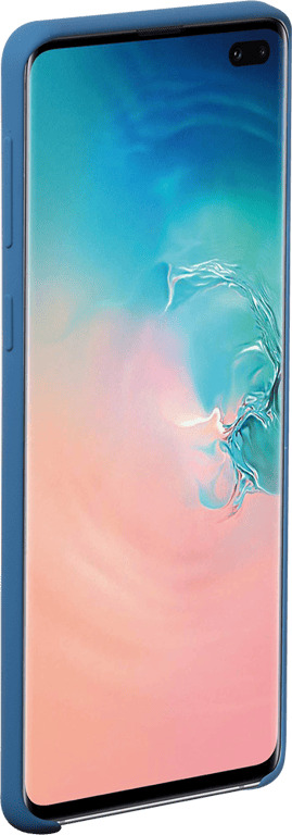 Coque semi-rigide bleue Samsung EF-PG973TL pour Galaxy S10 G973