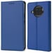 Moozy Case Flip Cover pour Xiaomi Mi 10T Lite 5G, Bleu foncé - Étui à rabat magnétique intelligent avec porte-carte et support