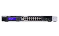 QNAP QGD-1600P Gestionado Gigabit Ethernet (10/100/1000) Energía sobre Ethernet (PoE) 1U Negro, Gris