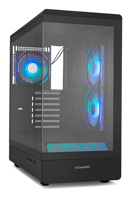 NOX Hummer NXHUMMERSIGNALBK unité centrale Midi Tower Neuf