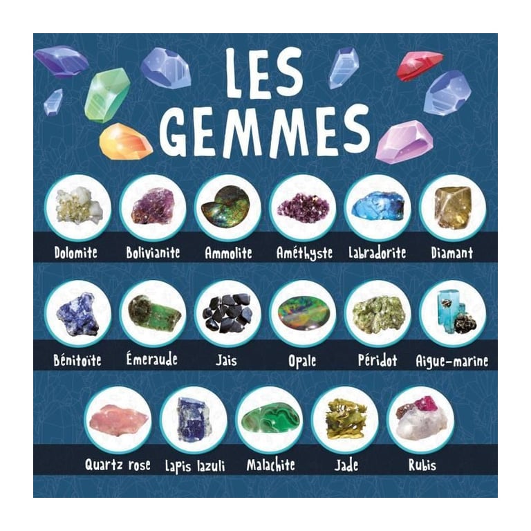 Kit Scientifique I'M A GENIUS POCKET – Découverte des Minéraux Bloc à Creuser - vue 3