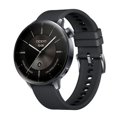 OPPO Watch X2 Mini 3,35 cm (1.32'') AMOLED 43.2 mm Numérique 466 x 466 pixels Écran tactile Noir Wifi GPS (satellite)