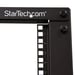 StarTech.com Rack Serveur Mobile 12U 4 Poteaux, Rack Réseau 19'' 4 Poteaux avec Roulettes, Rack Roulant avec Profondeur Ajustable pour PC/AV/Données/Informatique - Roulettes, Pieds de nivellement ou Fixation au Sol
