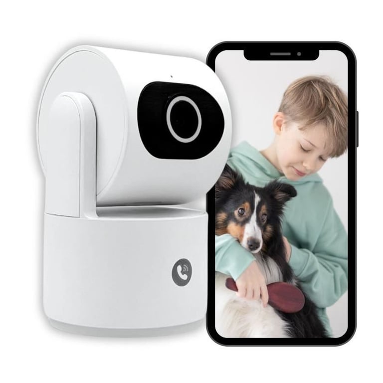 Caméra de surveillance KONYKS CAMINI CARE 2 Intérieur Wifi avec sirène et bouton d'appel vidéo