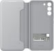 Samsung Funda para Galaxy S22 Plus 5G Funda Folio LED View con tarjetero Gris claro