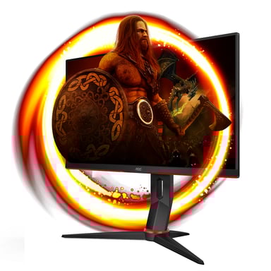 AOC G2 24G2SP/BK LED display 60,5 cm (23.8'') 1920 x 1080 pixels Full HD Noir, Rouge